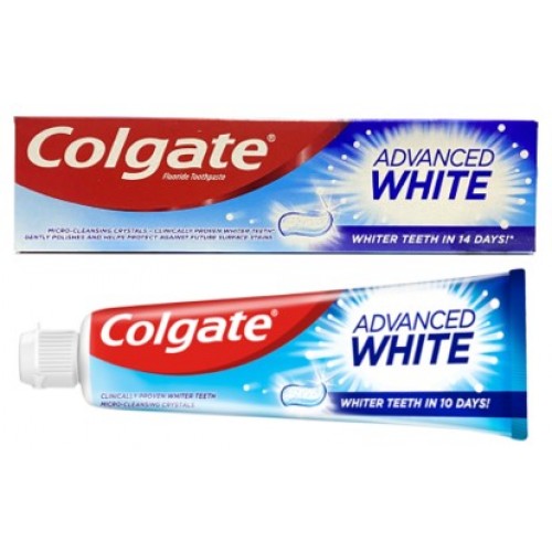 COLGATE ADVANCED WHITE TOOTHPASTE 100 ML WITH LABEL