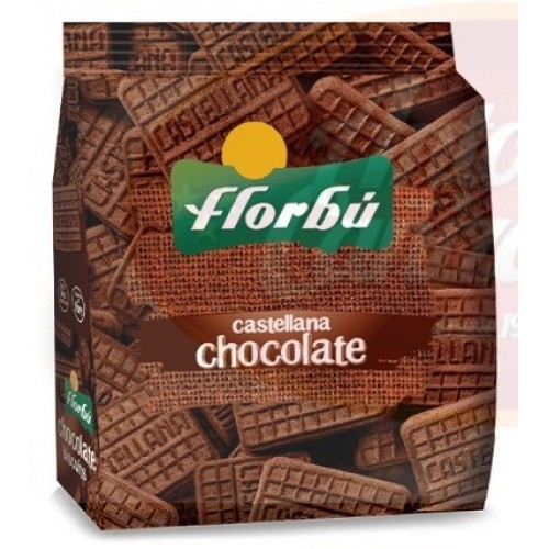 FLORBU BOLACHAS  CASTELLANA  CHOCOLATE  150 G   VALIDADE  -  07/2024